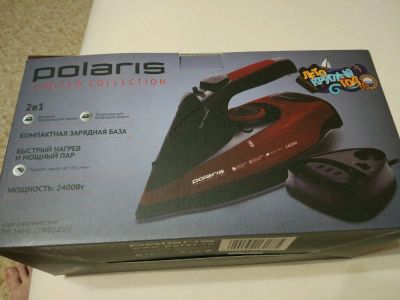 Лот: 12585287. Фото: 1. Утюг polaris. Утюги, парогенераторы, отпариватели