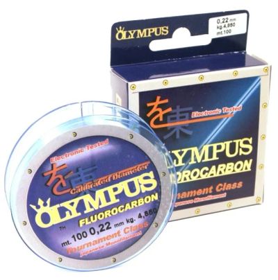 Лот: 9822922. Фото: 1. Леска Olympus Fluorocarbon 0,28мм... Леска, блесны, крючки, мормышки