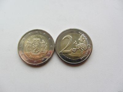Лот: 14829109. Фото: 1. Литва 2 евро 2019 " Жемайтия... Европа