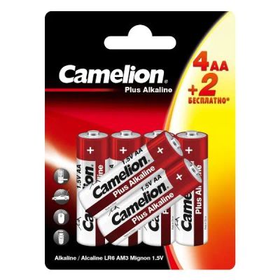 Лот: 24572742. Фото: 1. Батарейки Camelion Plus Alkaline... Батарейки, аккумуляторы, элементы питания