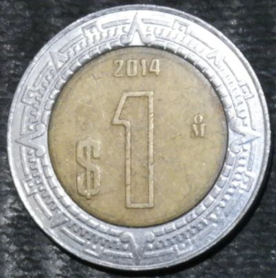 Лот: 15210292. Фото: 1. Экзотика с рубля (21269) Мексика. Остальные страны