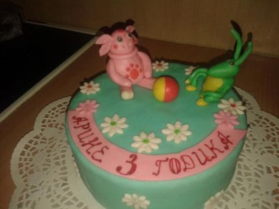 Лот: 5312665. Фото: 1. торт лунтик. Торты, пирожные
