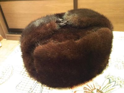 Лот: 8421040. Фото: 1. Шапка норковая мужская р.60. Головные уборы