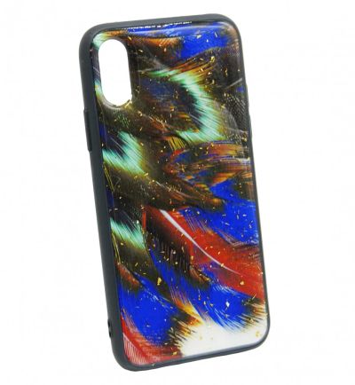Лот: 16630546. Фото: 1. Чехол iPhone X/ Xs Силикон Rainbow... Чехлы, бамперы
