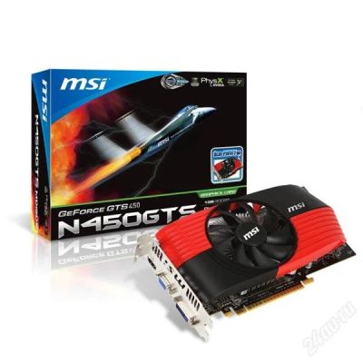 Лот: 1465419. Фото: 1. MSI GeForce GTS 450 783Mhz PCI-E... Видеокарты
