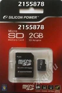 Лот: 962204. Фото: 1. Карта памяти Silicon Power micro... Карты памяти