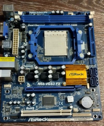 Лот: 25109977. Фото: 1. Asrock N68-vgs3 fx. Материнские платы