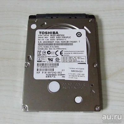 Лот: 17328119. Фото: 1. Жесткий диск HDD Toshiba 320Gb. Жёсткие диски (HDD)