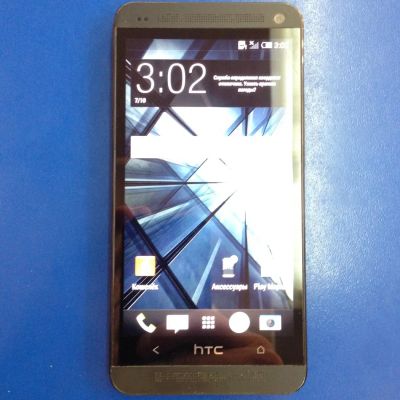 Лот: 4590278. Фото: 1. HTC One 32 Gb Черный Куплен 20... Смартфоны