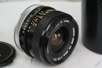 Лот: 7134379. Фото: 1. Canon FD 28mm F2.8 SC. Состояние... Объективы