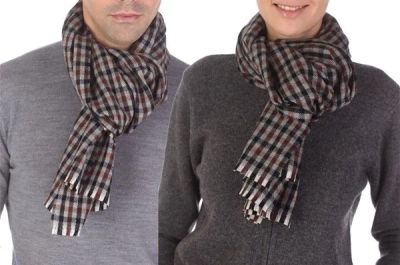 Лот: 4664008. Фото: 1. Шарф Aquascutum Denis Linen Club... Шарфы, платки