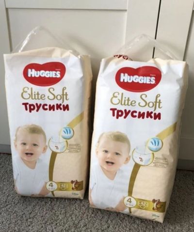 Лот: 14912992. Фото: 1. Трусики-подгузники Huggies Elite... Детская гигиена