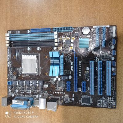 Лот: 17293547. Фото: 1. материнская плата AM3 Asus M4A77TD. Материнские платы