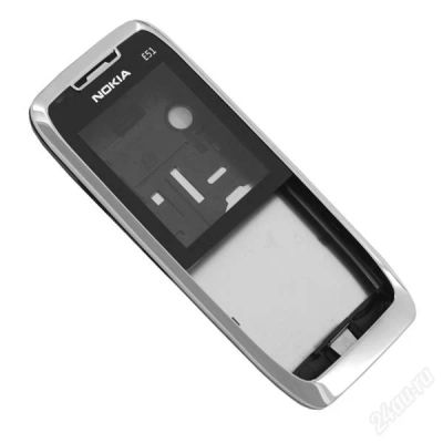 Лот: 1732745. Фото: 1. Корпус Nokia E51 (серебро). Корпуса, клавиатуры, кнопки