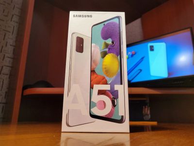 Лот: 15826930. Фото: 1. Новый Samsung Galaxy A51 Белый. Смартфоны