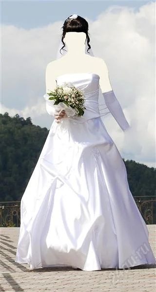 Лот: 1795050. Фото: 1. Шикарное свадебное платье. Другое (свадебная мода)