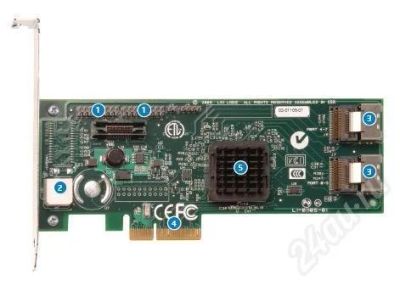 Лот: 388916. Фото: 1. Intel SAS/SATA (x8) Raid, PCIe... Платы расширения, контроллеры, доп. порты