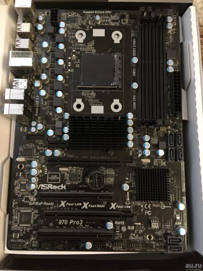 Лот: 16183907. Фото: 1. Материнская плата ASRock 970 Pro3... Материнские платы