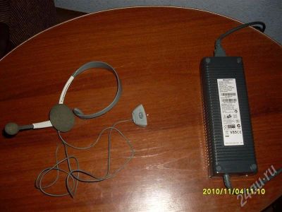 Лот: 601970. Фото: 1. Блок питания и гарнитура Xbox... Запчасти для игровых приставок, консолей