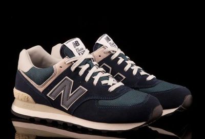 Лот: 8004553. Фото: 1. Кроссовки New Balance 574 Черные... Кеды, кроссовки, слипоны