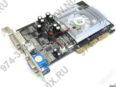 Лот: 1309936. Фото: 1. Видеокарта AGP GF FX 5600 128mb... Видеокарты