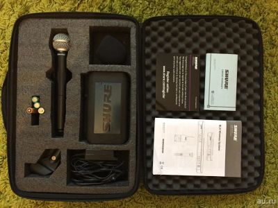 Лот: 8947674. Фото: 1. Shure beta 58 радиомикрофон. Студийные микрофоны, радиомикрофоны и радиосистемы