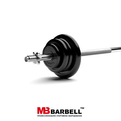 Лот: 22395178. Фото: 1. Штанга обрезиненная MB Barbell... Штанги, блины