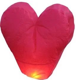 Лот: 3864612. Фото: 1. Китайский Небесный фонарик - Сердце... Другое (сувениры, подарки)