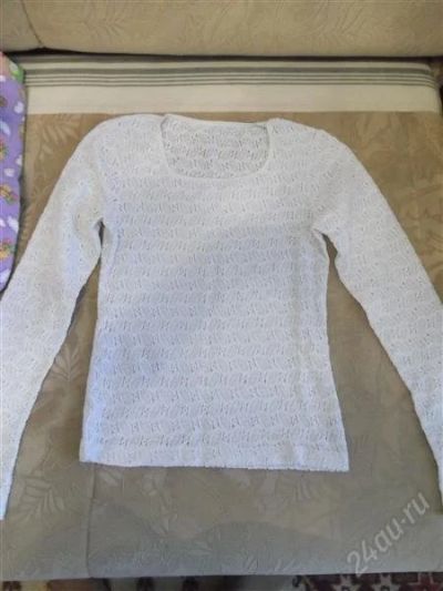 Лот: 1864765. Фото: 1. кофточка кружевная р.42-44. Блузы, рубашки, водолазки