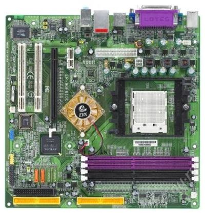 Лот: 1475128. Фото: 1. мать s-939 epox ep-9gf6100. Материнские платы