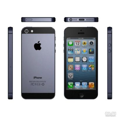 Лот: 8504117. Фото: 1. iPhon 5 black 16G. Смартфоны