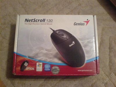 Лот: 2062666. Фото: 1. Мышь Genius NetScroll 130 ( с... Клавиатуры и мыши