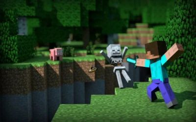 Лот: 4451806. Фото: 1. Коврик для мыши "Minecraft" "Бой... Коврики