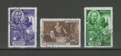 Лот: 14913949. Фото: 1. 1949 год. Полная серия. День радио... Марки