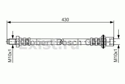 Лот: 5492685. Фото: 1. Шланг тормозной для Toyota Hilux... Тормозная система