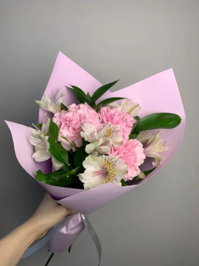 Лот: 25702986. Фото: 1. 4. Букет- комплимент быстрые торги... Свежие цветы