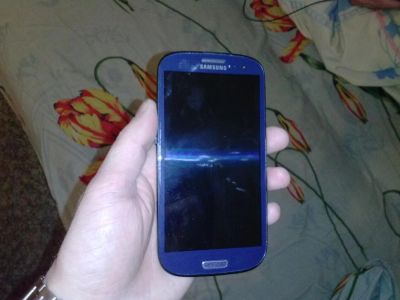 Лот: 5031776. Фото: 1. Продам Galaxy s3 синий с рубля... Смартфоны
