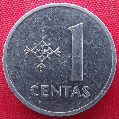 Лот: 2689509. Фото: 1. (№2512-2/LF) 1 цент 1991 (Литва... Страны СНГ и Балтии