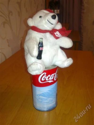 Лот: 1757586. Фото: 1. коллекционный медведь Coca-Cola... Мягкие