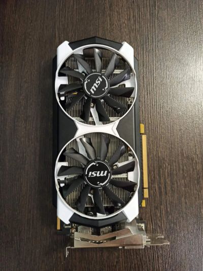 Лот: 18244592. Фото: 1. Видеокарта MSI Radeon R7 370 970Mhz... Видеокарты