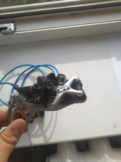 Лот: 15738920. Фото: 1. Shimano XT M772 shadow 9 скоростей... Запчасти