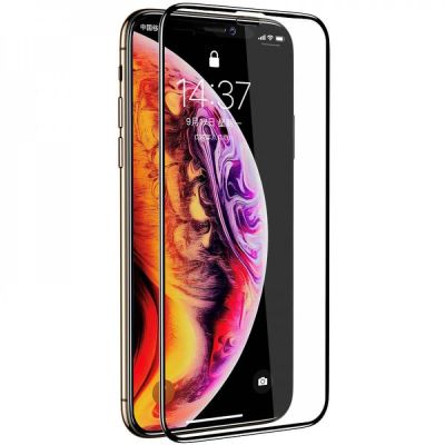 Лот: 14282357. Фото: 1. Защитное 4D стекло iPhone XS MAX... Дисплеи, дисплейные модули, тачскрины