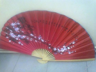 Лот: 2552717. Фото: 1. веер красный. Фигурки, статуэтки