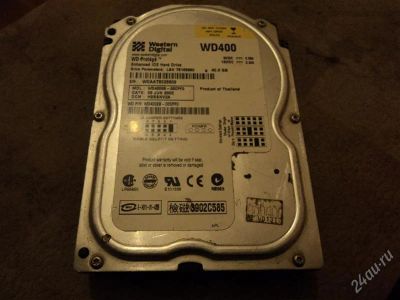 Лот: 1212425. Фото: 1. Винчестер WD 40 GB. Жёсткие диски (HDD)