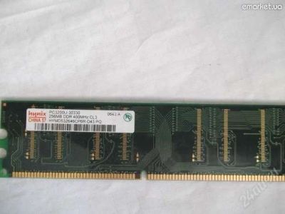 Лот: 2254453. Фото: 1. Память Hynix DDR1 256Mb x 4 планки... Оперативная память