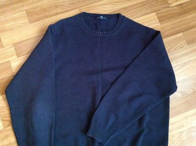 Лот: 10834008. Фото: 1. Темно - синий свитер,бренд Англия... Свитеры, толстовки