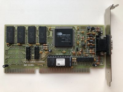 Лот: 25115627. Фото: 1. ISA 512Kb Cirrus Logic CL-GD5420-75QC-C... Видеокарты