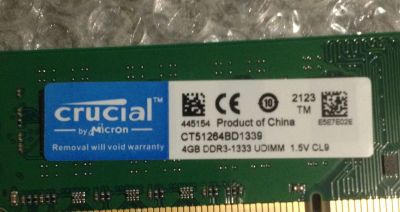 Лот: 24384693. Фото: 1. Оперативная память DDR3 4Gb (неисправно... Оперативная память