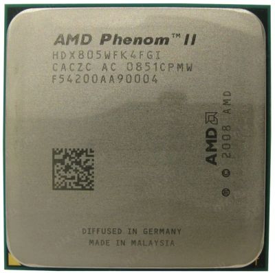 Лот: 11762879. Фото: 1. Процессор AMD Phenom II X4 805... Процессоры
