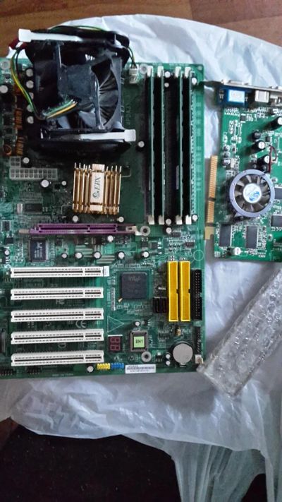 Лот: 7528325. Фото: 1. Материнская плата EPoX EP-4PDA3I-3... Материнские платы